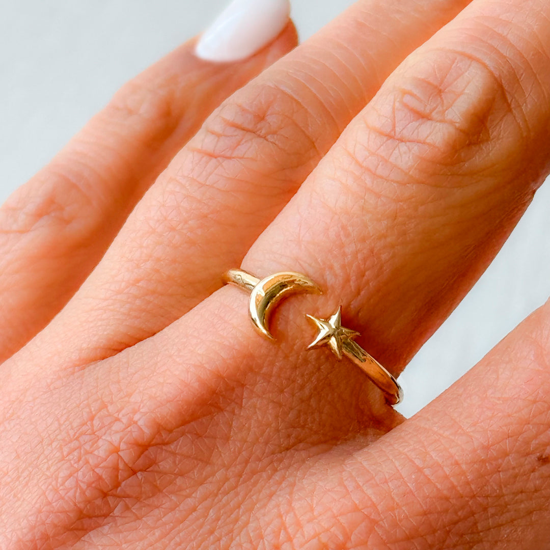 Anillo Luna Estrella