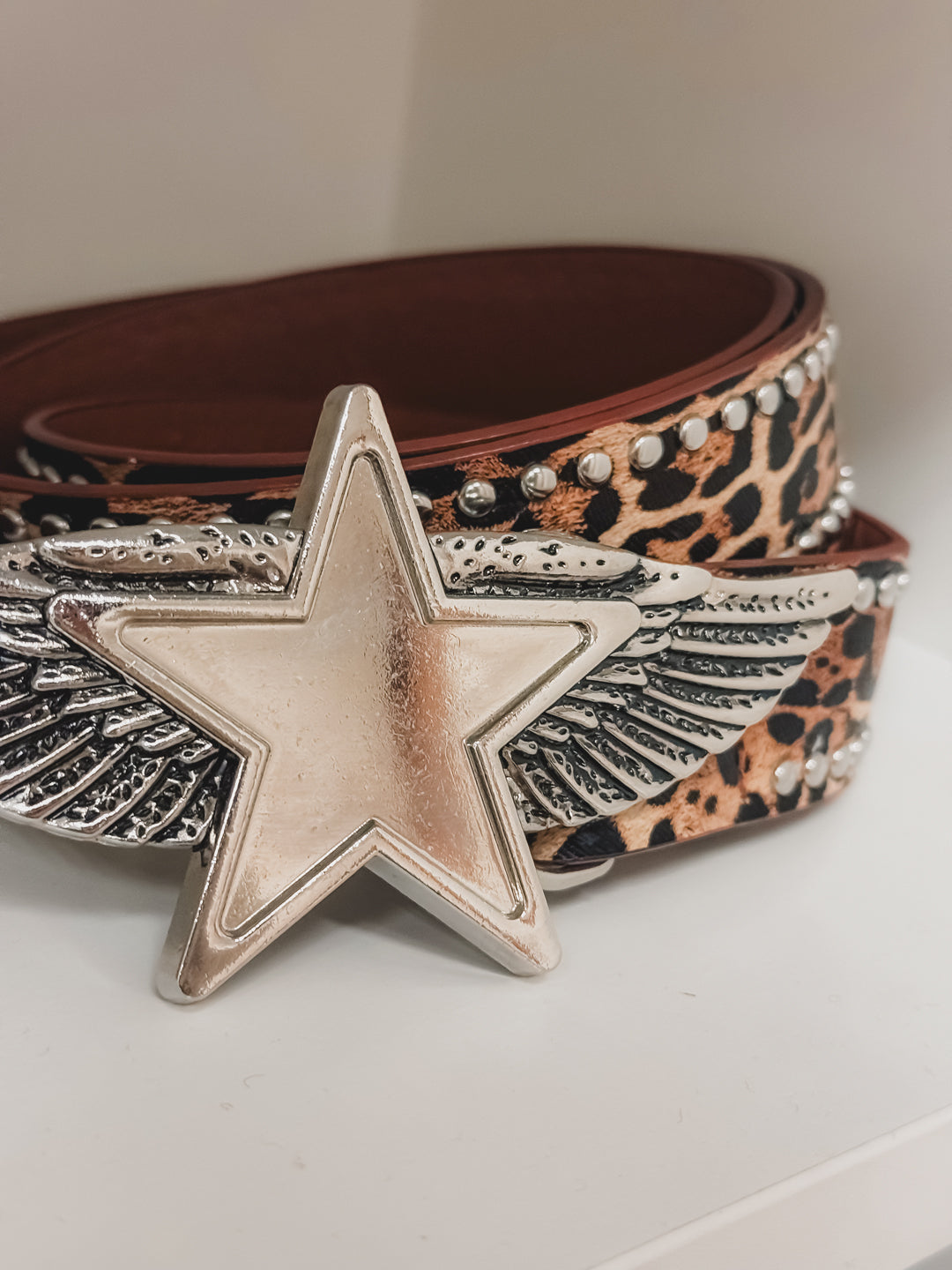 Cinturón Estrella Animal Print