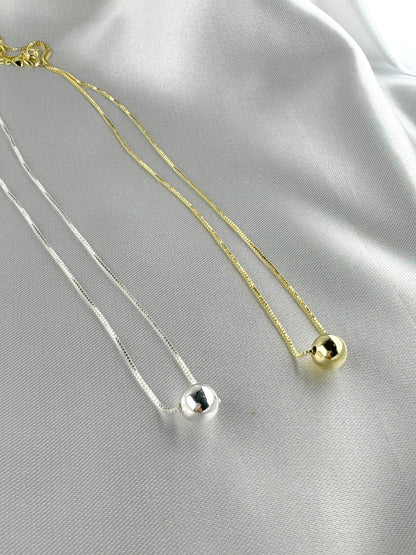 Collar Esfera Dorado