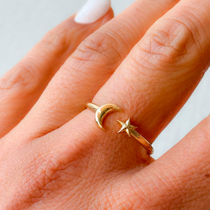 Anillo Luna Estrella