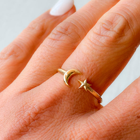 Anillo Luna Estrella